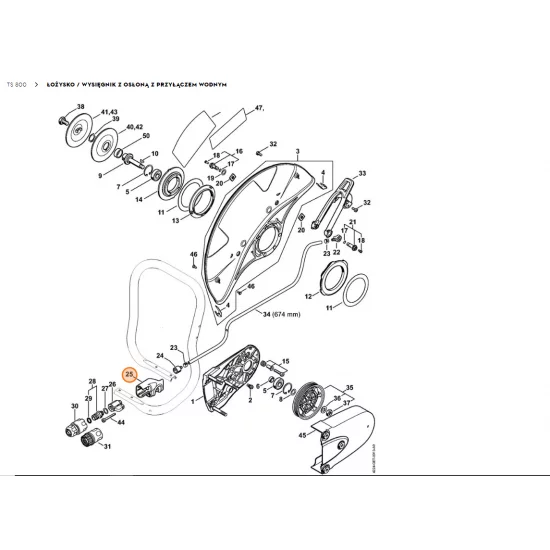 STIHL  Mocowanie 4224 700 6802